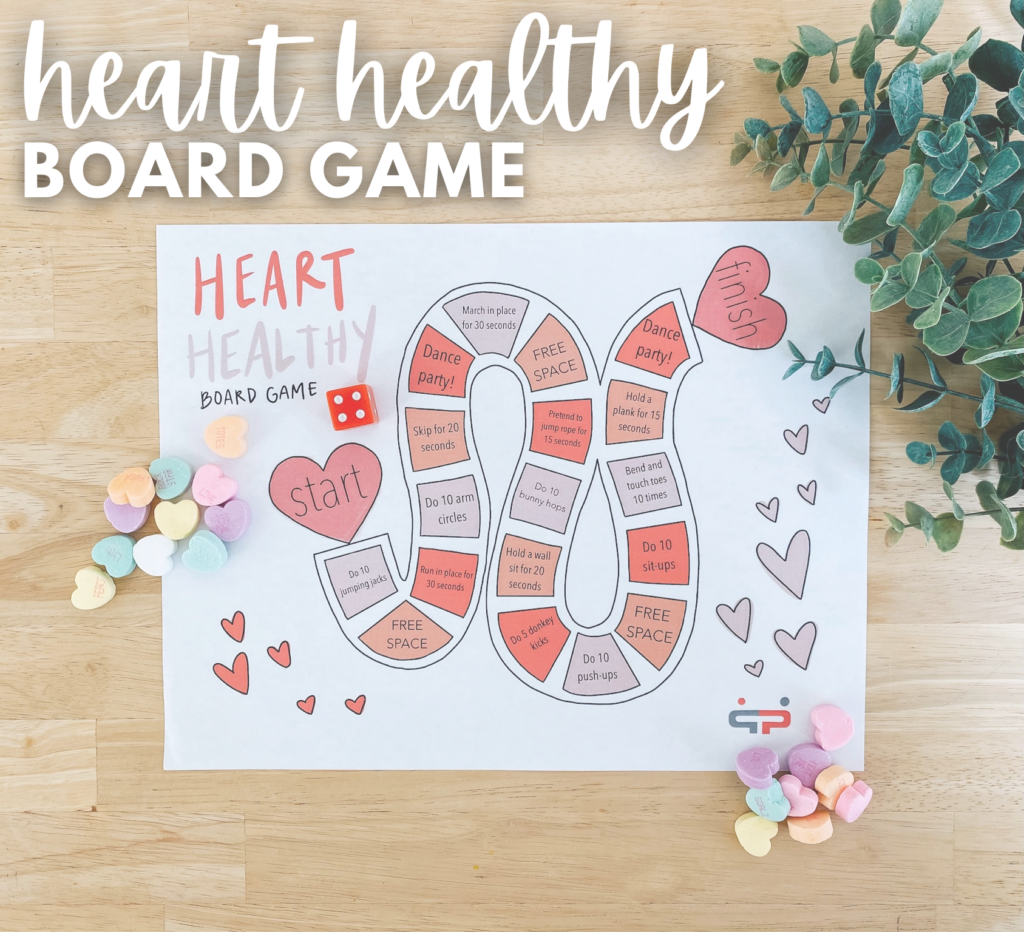 Heart Healthy Board Game Project Play Therapy