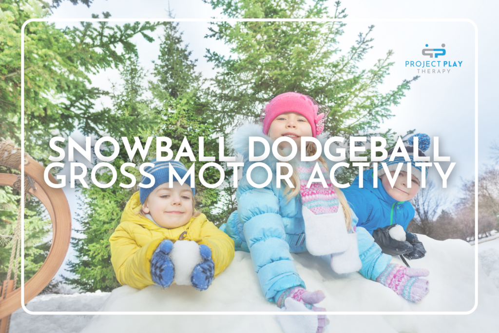 Gross Motor Snowball Dodgeball Project Play Therapy