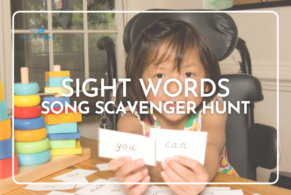 Sight Words + Music - Project Play Therapy