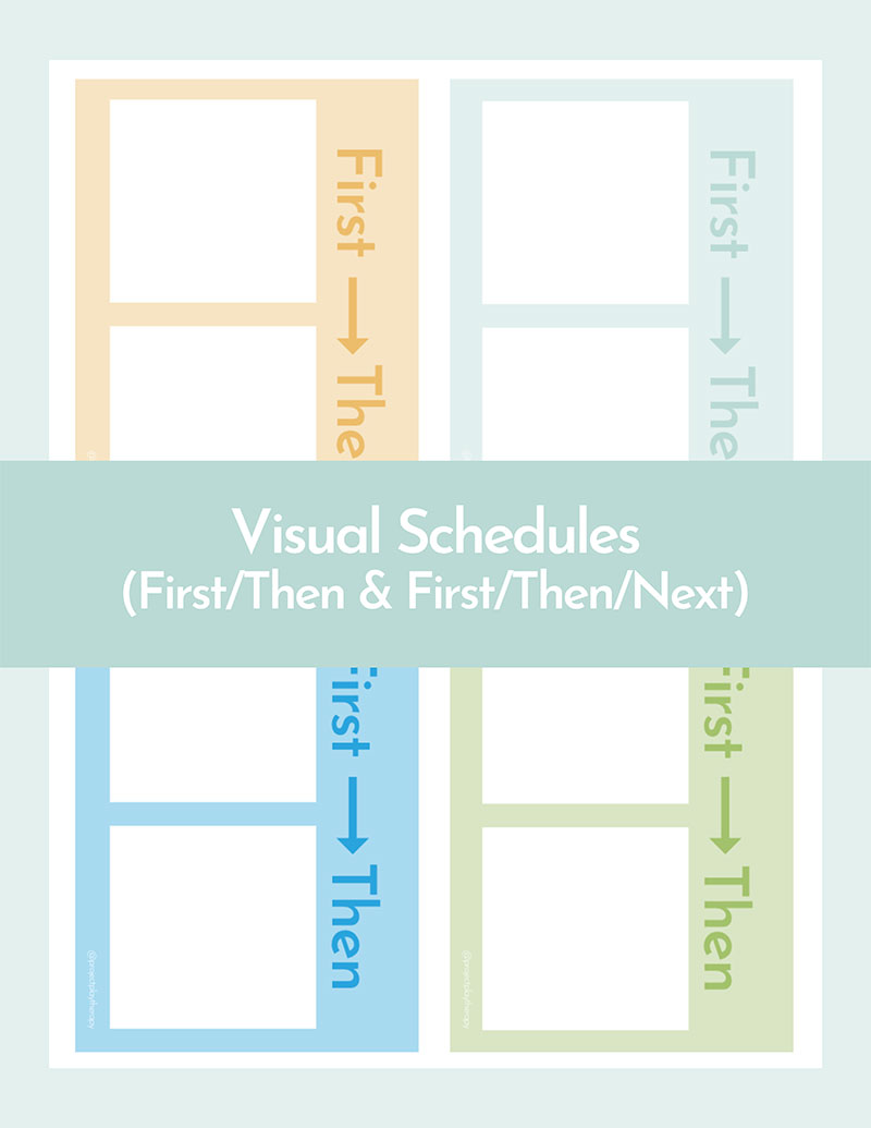First Then Board | First Then Visual Free Printable | PEC Cards